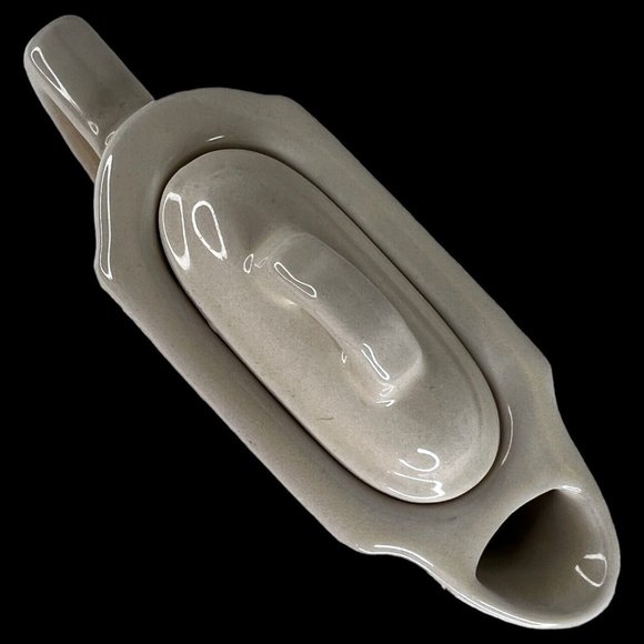 Restoration Hardware Tea Set Teapot Creamer On Tray Ceramic Tea For Two 2001 - Picture 4 of 12